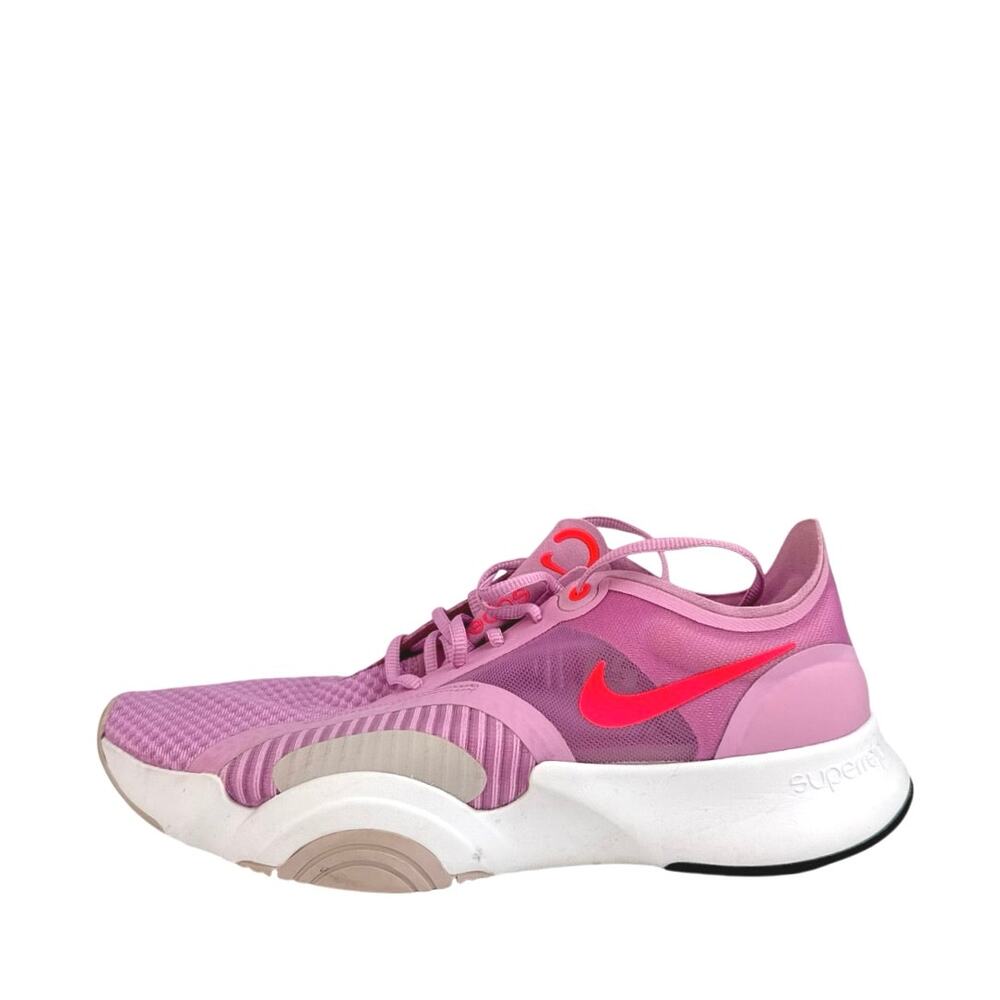 Nike SuperRep Go Women's Pink Purple Round Toe Low Top Running Sneakers Shoes 10